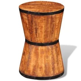 Hourglass-shaped stool made of rough mango wood by , Folding stools and chairs - Ref: Foro24-241637, Price: 80,07 €, Discount: %