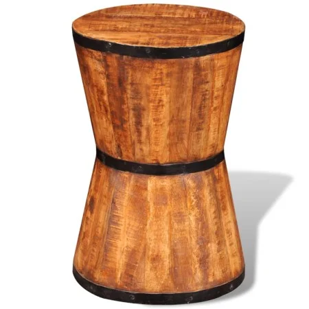 Hourglass-shaped stool made of rough mango wood by , Folding stools and chairs - Ref: Foro24-241637, Price: 80,07 €, Discount: %