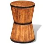 Hourglass-shaped stool made of rough mango wood by , Folding stools and chairs - Ref: Foro24-241637, Price: 80,07 €, Discount: %