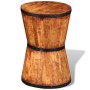 Hocker in Form einer Sanduhr aus grobem Mangoholz. von , Klapphocker und Stühle - Ref: Foro24-241637, Preis: 81,00 €, Rabatt: %