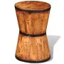 Hourglass-shaped stool made of rough mango wood by , Folding stools and chairs - Ref: Foro24-241637, Price: 80,07 €, Discount: %
