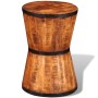 Hocker in Form einer Sanduhr aus grobem Mangoholz. von , Klapphocker und Stühle - Ref: Foro24-241637, Preis: 81,00 €, Rabatt: %