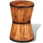 Hourglass-shaped stool made of rough mango wood by , Folding stools and chairs - Ref: Foro24-241637, Price: 80,07 €, Discount: %