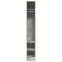 Engineered wood wardrobe in concrete gray, 30x50x200 cm by , Wardrobes - Ref: Foro24-3307687, Price: 105,54 €, Discount: %
