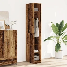 Engineered wood aged wooden wardrobe 30x50x200 cm by , Wardrobes - Ref: Foro24-3307691, Price: 113,95 €, Discount: %