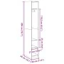 Armario de madera de ingeniería madera envejecida 30x50x200 cm de , Armarios roperos - Ref: Foro24-3307691, Precio: 113,95 €,...