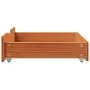 2 solid pine wood drawers under bed, brown, 75x55x16 cm by , Home storage drawers - Ref: Foro24-850934, Price: 63,50 €, Disco...