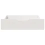 Drawers under bed 2 units solid white pine wood 65x55x16 cm by , Home storage drawers - Ref: Foro24-850936, Price: 67,12 €, D...