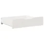 Drawers under bed 2 units solid white pine wood 65x55x16 cm by , Home storage drawers - Ref: Foro24-850936, Price: 67,12 €, D...