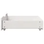 Drawers under bed 2 units solid white pine wood 65x55x16 cm by , Home storage drawers - Ref: Foro24-850936, Price: 67,12 €, D...