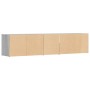 Eckschrank aus grauem Sonoma-Ingenieurholz 200x40x45 cm von , Schränke und Lagerung - Ref: Foro24-3307833, Preis: 129,69 €, R...