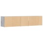 Eckschrank aus grauem Beton-Ingenieurholz 200x40x45 cm von , Schränke und Lagerung - Ref: Foro24-3307831, Preis: 125,96 €, Ra...