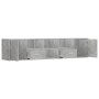 Eckschrank aus grauem Beton-Ingenieurholz 200x40x45 cm von , Schränke und Lagerung - Ref: Foro24-3307831, Preis: 125,96 €, Ra...