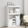 Hoher Schrank aus weißem Ingenieurholz 92x33x140 cm von , Bücherregale und Regale - Ref: Foro24-3309609, Preis: 94,94 €, Raba...