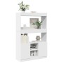 Hoher Schrank aus weißem Ingenieurholz 92x33x140 cm von , Bücherregale und Regale - Ref: Foro24-3309609, Preis: 96,23 €, Raba...