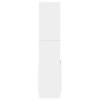 Hoher Schrank aus weißem Ingenieurholz 92x33x140 cm von , Bücherregale und Regale - Ref: Foro24-3309609, Preis: 96,23 €, Raba...