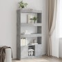Tall engineered wood sideboard in gray concrete 92x33x180 cm by , Bookcases and shelves - Ref: Foro24-3309621, Price: 106,37 ...