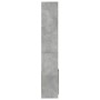 Tall engineered wood sideboard in gray concrete 92x33x180 cm by , Bookcases and shelves - Ref: Foro24-3309621, Price: 106,37 ...