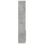 Tall engineered wood sideboard in gray concrete 92x33x180 cm by , Bookcases and shelves - Ref: Foro24-3309621, Price: 105,11 ...