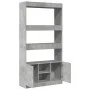 Tall engineered wood sideboard in gray concrete 92x33x180 cm by , Bookcases and shelves - Ref: Foro24-3309621, Price: 105,11 ...