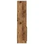 Tall wooden sideboard with aged engineered wood, 92x33x140 cm. by , Bookcases and shelves - Ref: Foro24-3309616, Price: 91,54...