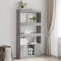 Aparador alto madera de ingeniería gris Sonoma 92x33x180 cm de , Librerías y estanterías - Ref: Foro24-3309623, Precio: 114,8...