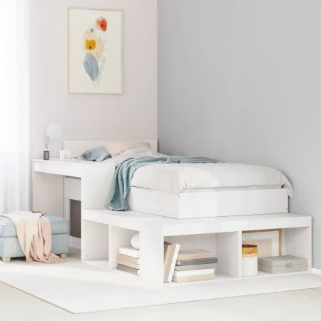 Massives Kiefernholz-Schreibtischmöbel 222x107x75 cm von , Nachttische - Ref: Foro24-855757, Preis: 155,55 €, Rabatt: %