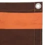 Toldo para balcón tela oxford naranja y marrón 120x300 cm de vidaXL, Sombrillas - Ref: Foro24-134932, Precio: 23,86 €, Descue...