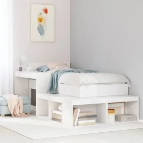 Möbel mit massivem Schreibtisch aus weißer Kiefer 232x112x75 cm. von , Nachttische - Ref: Foro24-855760, Preis: 199,42 €, Rab...