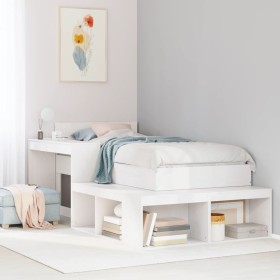 Möbel mit massivem Schreibtisch aus weißer Kiefer 232x112x75 cm. von , Nachttische - Ref: Foro24-855760, Preis: 202,68 €, Rab...