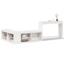 Mueble con escritorio madera maciza pino blanco 232x112x75 cm de , Mesitas de noche - Ref: Foro24-855760, Precio: 202,58 €, D...