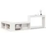 Mueble con escritorio madera maciza pino blanco 232x112x75 cm de , Mesitas de noche - Ref: Foro24-855760, Precio: 199,41 €, D...