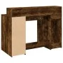 Escritorio con LED madera ingeniería roble ahumado 120x55x91 cm de , Escritorios - Ref: Foro24-3309415, Precio: 167,92 €, Des...