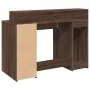Schreibtisch mit LED-Beleuchtung, aus braunem Eichenholz, 120x55x91 cm. von , Schreibtische - Ref: Foro24-3309417, Preis: 177...