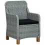 Garden chairs with cushions 2 pcs light gray synthetic rattan by vidaXL, Garden chairs - Ref: Foro24-313317, Price: 225,33 €,...