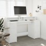 Schreibtisch mit LED-Licht, Holzwerkstoff, weiß, 140x55x91 cm. von , Schreibtische - Ref: Foro24-3309420, Preis: 203,32 €, Ra...