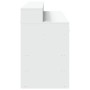 Engineered wood white desk with LED light 140x55x91 cm by , Desks - Ref: Foro24-3309420, Price: 203,32 €, Discount: %