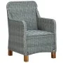 Garden chairs with cushions 2 pcs light gray synthetic rattan by vidaXL, Garden chairs - Ref: Foro24-313317, Price: 225,33 €,...