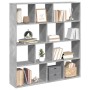 Regal graue Holzregal aus Beton 132x29x141,5 cm von , Bücherregale und Regale - Ref: Foro24-3310310, Preis: 106,69 €, Rabatt: %