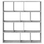 Regal graue Holzregal aus Beton 132x29x141,5 cm von , Bücherregale und Regale - Ref: Foro24-3310310, Preis: 106,69 €, Rabatt: %