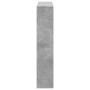 Regal graue Holzregal aus Beton 132x29x141,5 cm von , Bücherregale und Regale - Ref: Foro24-3310310, Preis: 106,69 €, Rabatt: %