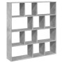 Regal graue Holzregal aus Beton 132x29x141,5 cm von , Bücherregale und Regale - Ref: Foro24-3310310, Preis: 106,69 €, Rabatt: %