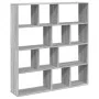 Engineered wood bookshelf in Sonoma gray, 132x29x141.5 cm by , Bookcases and shelves - Ref: Foro24-3310312, Price: 106,83 €, ...