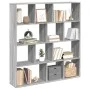 Engineered wood bookshelf in Sonoma gray, 132x29x141.5 cm by , Bookcases and shelves - Ref: Foro24-3310312, Price: 106,83 €, ...