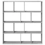 Engineered wood bookshelf in Sonoma gray, 132x29x141.5 cm by , Bookcases and shelves - Ref: Foro24-3310312, Price: 106,83 €, ...