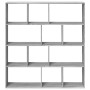 Regal aus Sonoma-Engineering-Holz in Grau, 132x29x141,5 cm. von , Bücherregale und Regale - Ref: Foro24-3310312, Preis: 108,2...