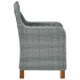Gartenstühle mit Kissen 2 Stk. synthetisches Rattan hellgrau von vidaXL, Gartenstühle - Ref: Foro24-313317, Preis: 229,16 €, ...