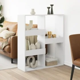Raumteiler aus weißem Ingenieurholz 100x33x115 cm von , Bücherregale und Regale - Ref: Foro24-3309546, Preis: 74,34 €, Rabatt: %