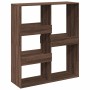 Raumteiler aus braunem Eichenholz 100x33x115 cm von , Bücherregale und Regale - Ref: Foro24-3309552, Preis: 75,19 €, Rabatt: %