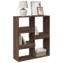 Raumteiler aus braunem Eichenholz 100x33x115 cm von , Bücherregale und Regale - Ref: Foro24-3309552, Preis: 75,19 €, Rabatt: %